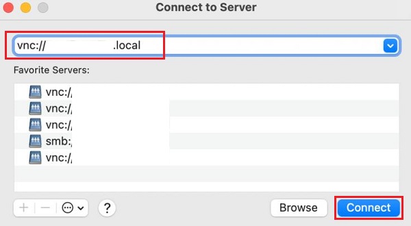 Mac Connect to Server