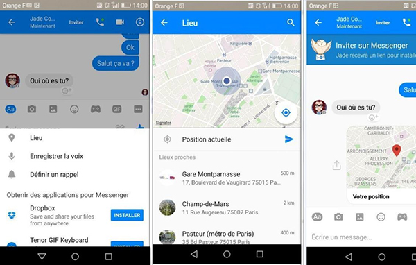 Comment partager sa localisation entre iPhone et android