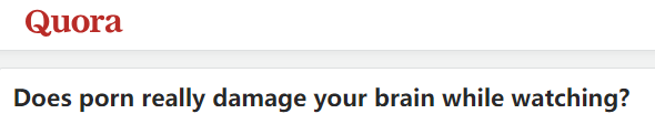 Quora question