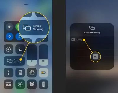 screen mirroing on iphone