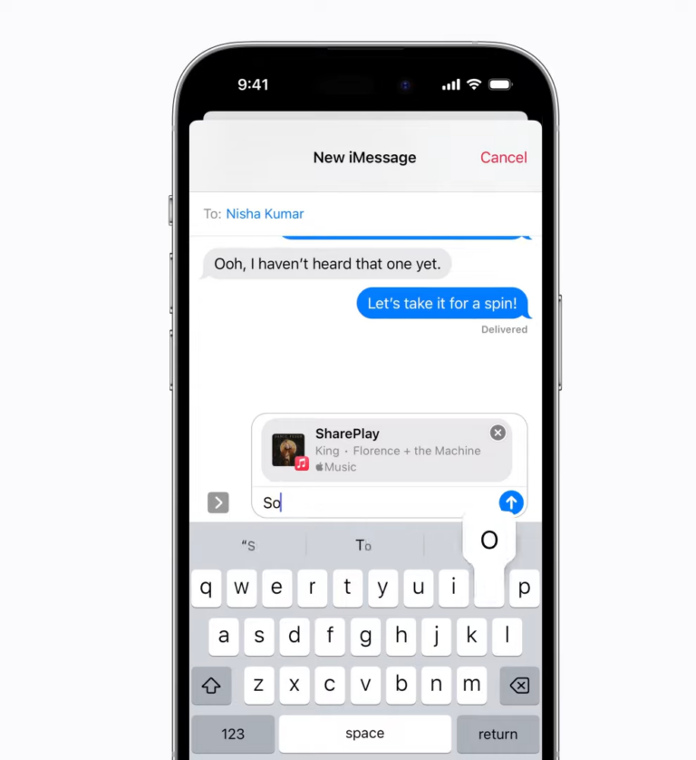 shareplay with imessage