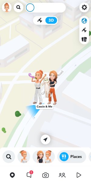 Snapchat see someone's location on iPhone