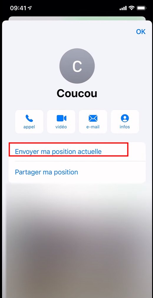 Comment utiliser iMessage pour localiser quelqu'un