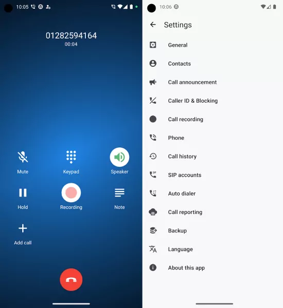 ACR Phone free phone call recorder app for Android