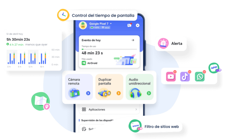 airdroid controla las actividades de internet