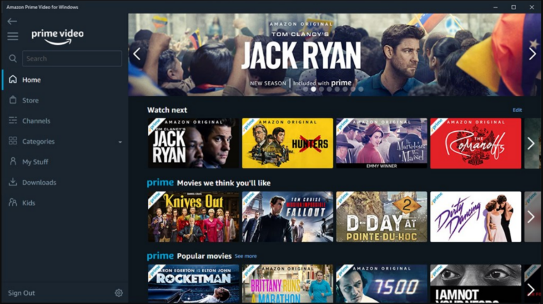 Amazon video steaming service