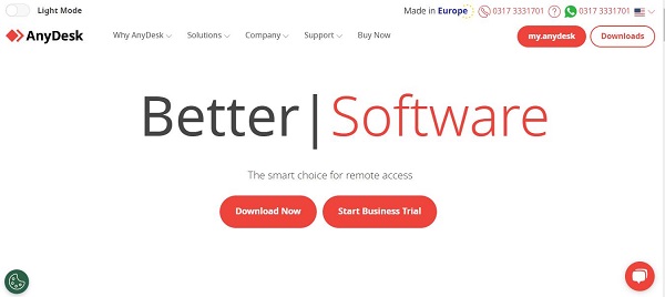 AnyDesk Website
