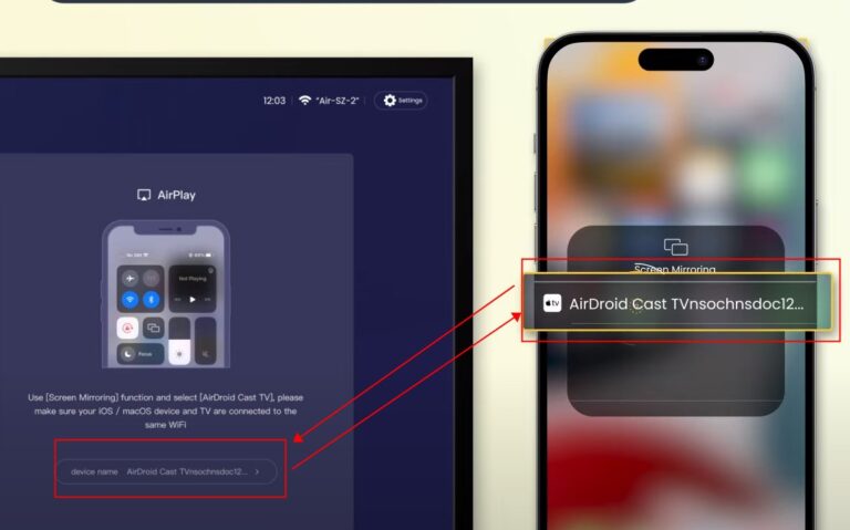 connect iphone with mi tv