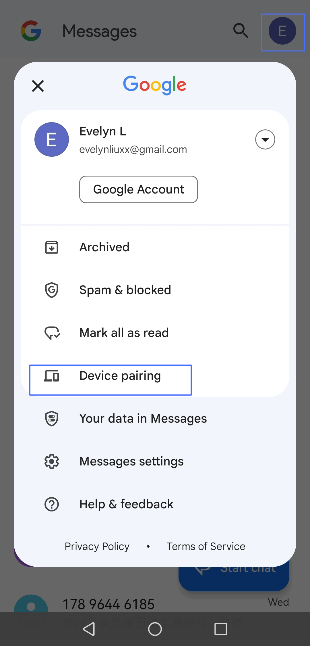 Abbinamento dispositivi