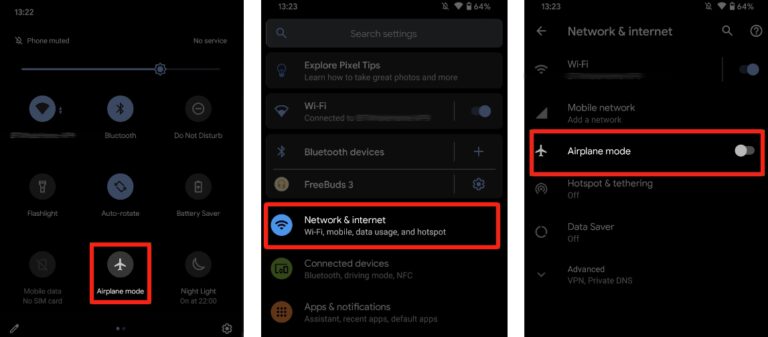 disable android wifi from airplane