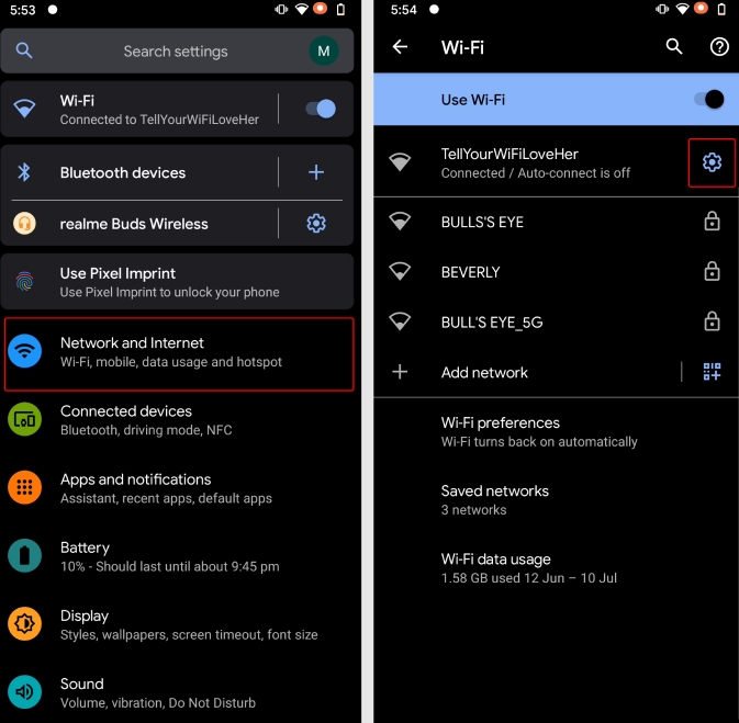 disable android wifi from setting