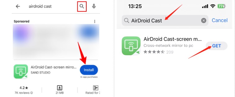 download the Airdroid Cast