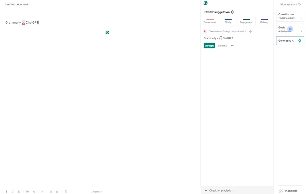 grammarly interface 1
