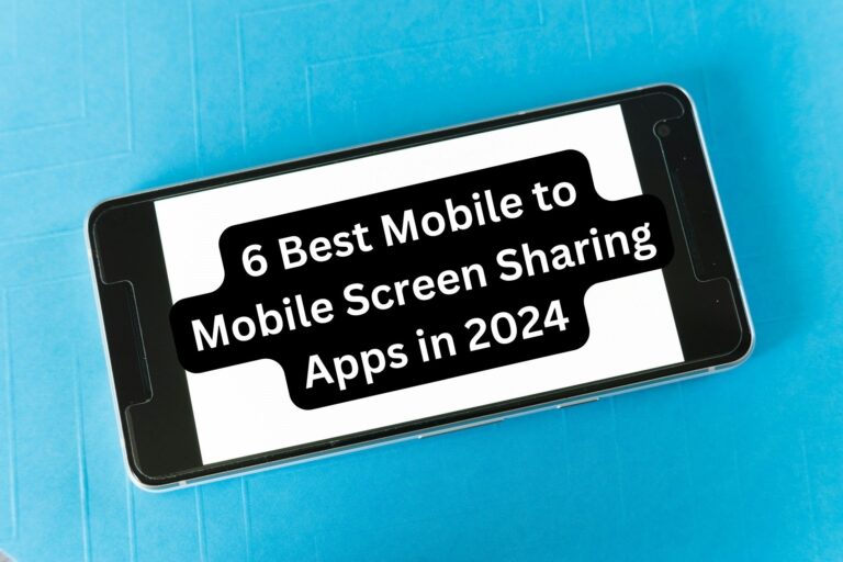 mobile-to-mobile screen sharing apps