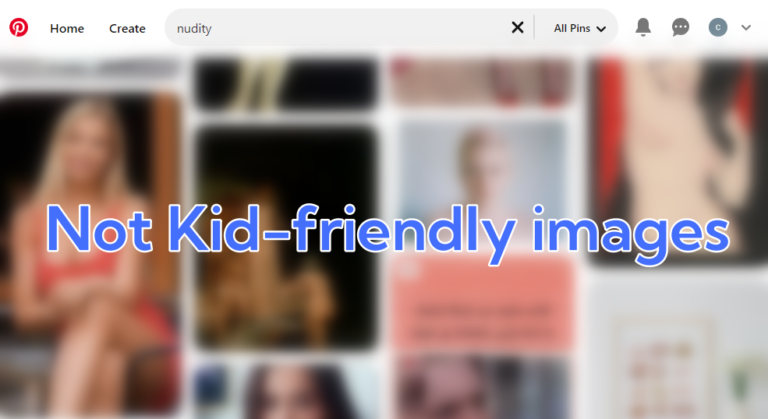 nudity content on Pinterest