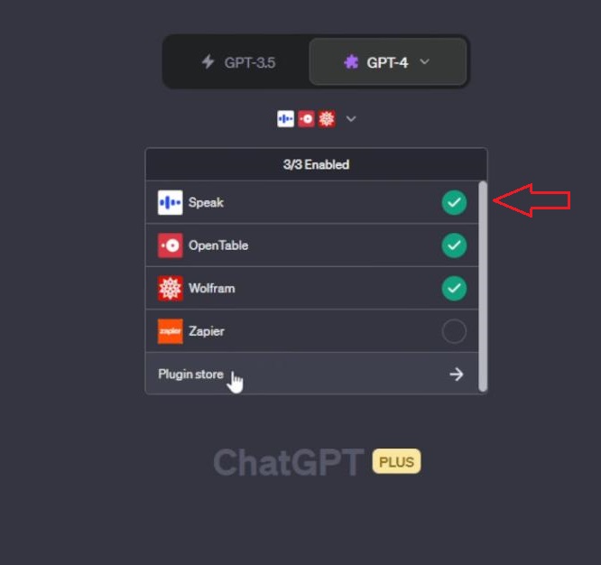 disable ChatGPT plugin