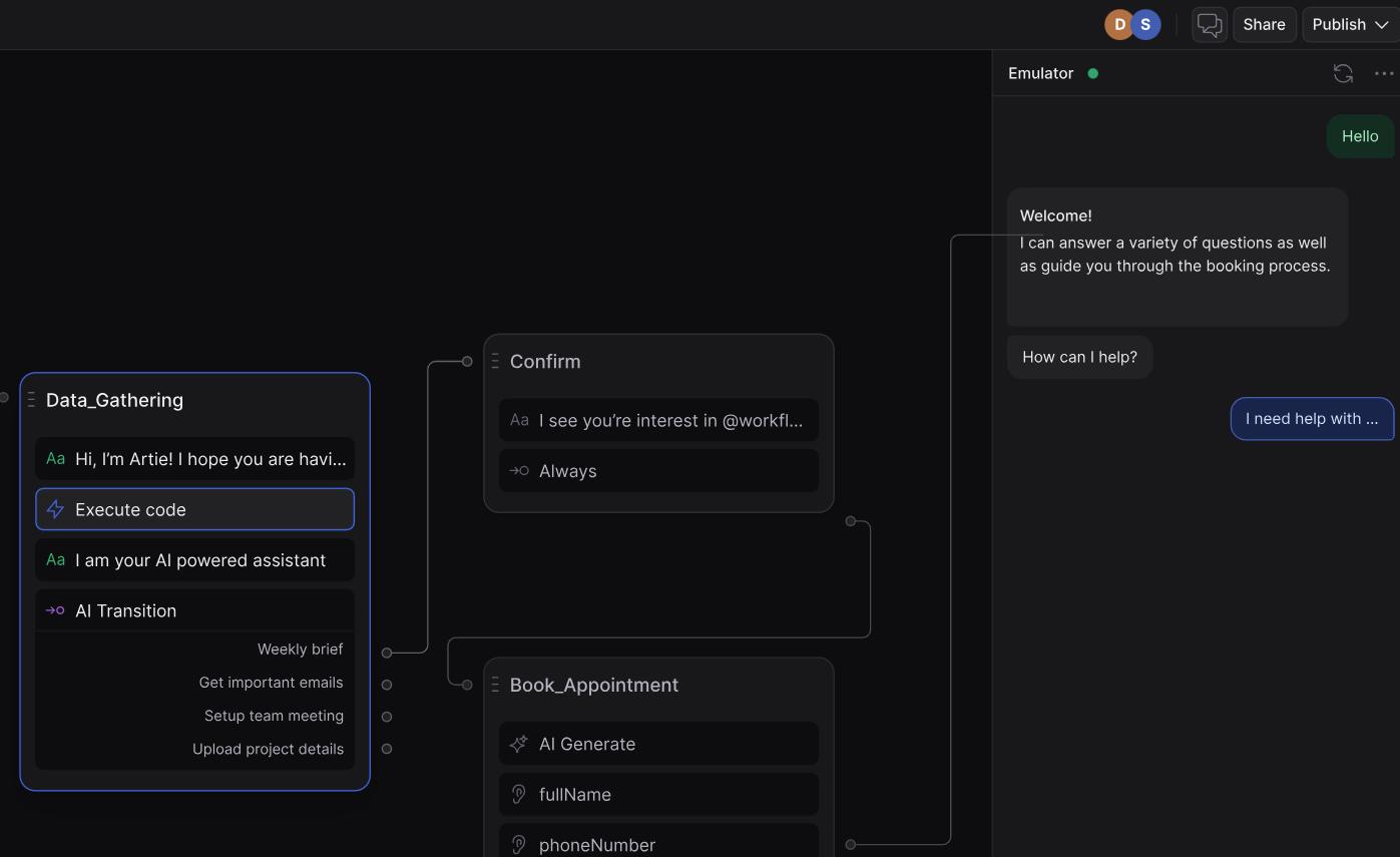 Real Estate Chatbot - Botpress