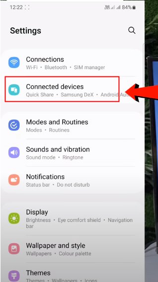 select connected device