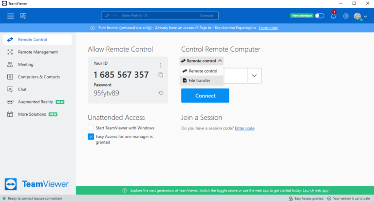 TeamViewer Remote Control