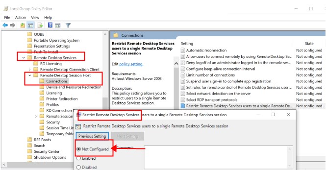 Check Group Policy Setting