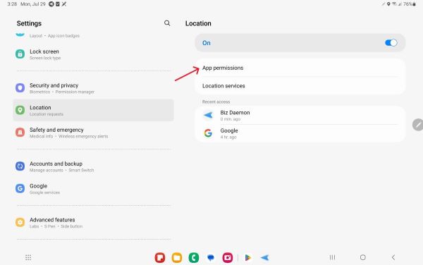 android-location-settings