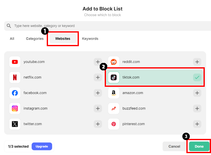 Bloquear o site do TikTok no Chrome usando a extensão BlockSite