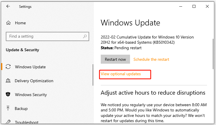 check windows update