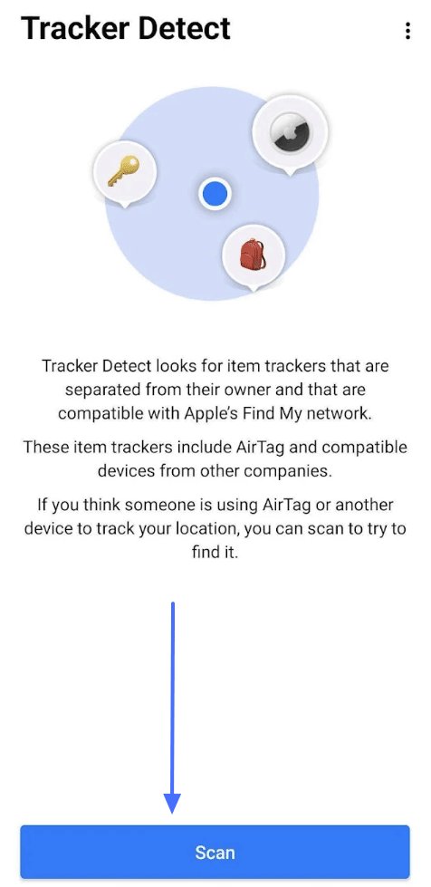 Klicken Sie auf das Scan-Symbol