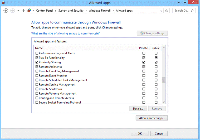 enable remote assistance in firewall public and private.jpg