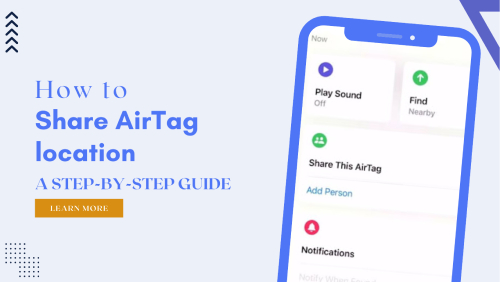 how to share AirTag location