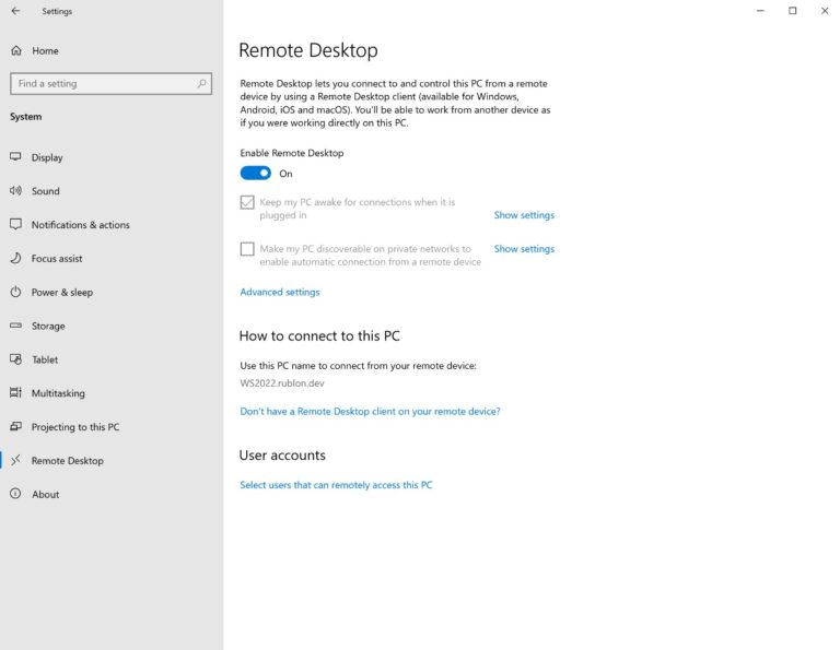 how to use remote desktop connection on Windows 01