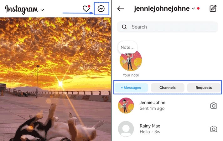 Instagram activité MP