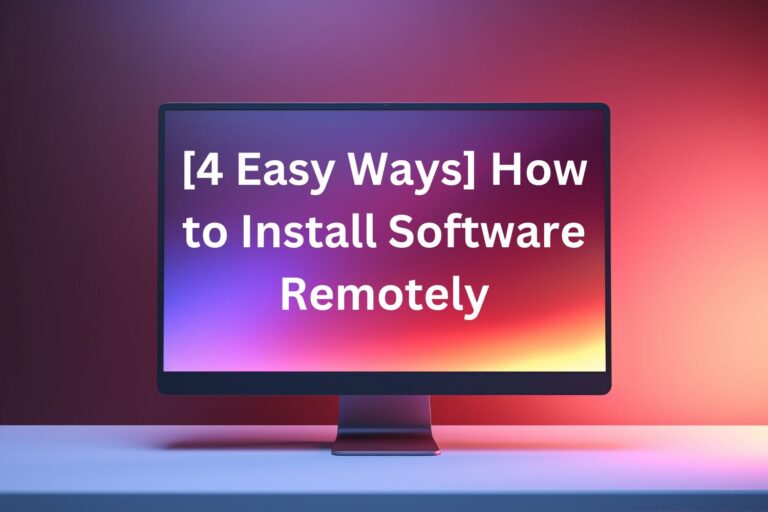 install software remotely