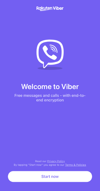 open Viber app