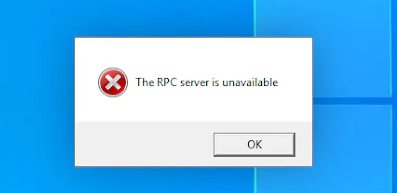 the RPC server is unavailable
