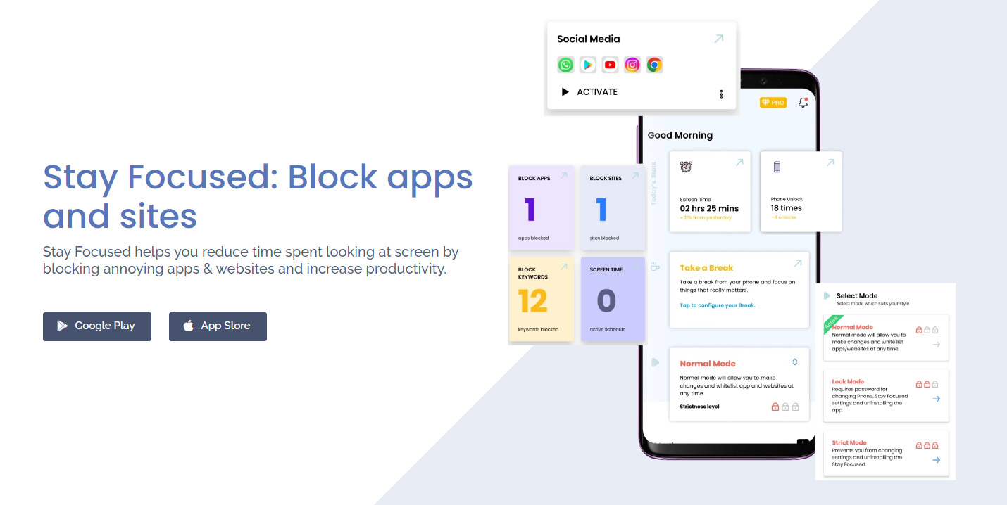 Stay Focused App