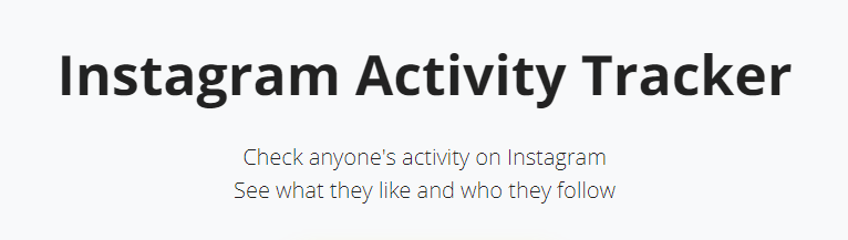 Rastreador de curtidas do Instagram oferecido por terceiros
