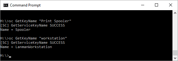 use the SC command to stop a Windows Service remotely