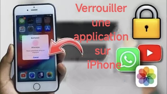 verrouiller une application sur iPhone