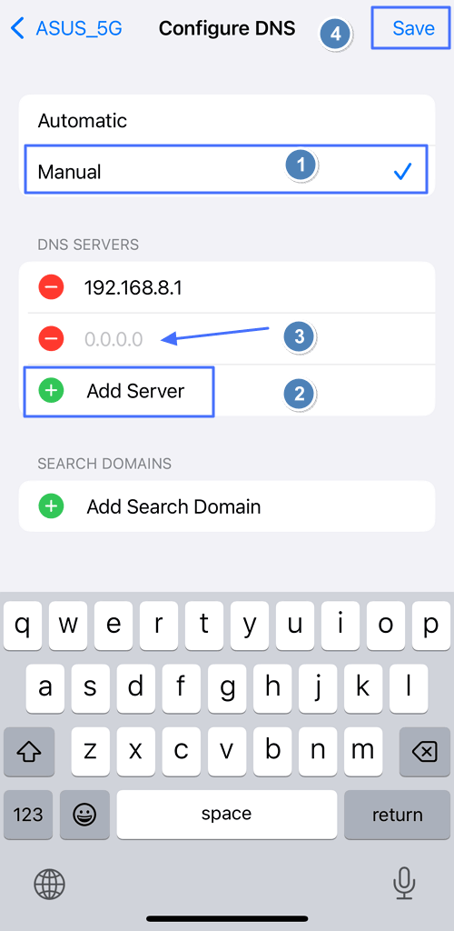  add DNS server