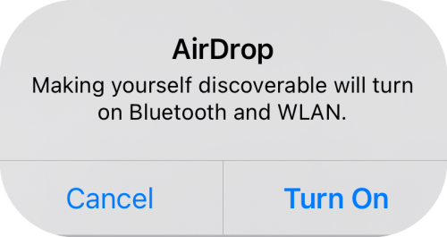 how to make AirDrop work