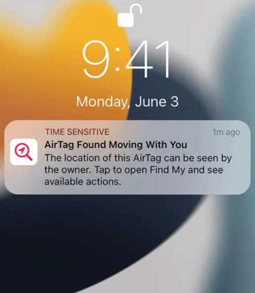 tracking notifications on iPhone