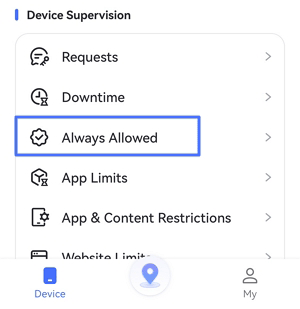 Always Allowed for iPhone