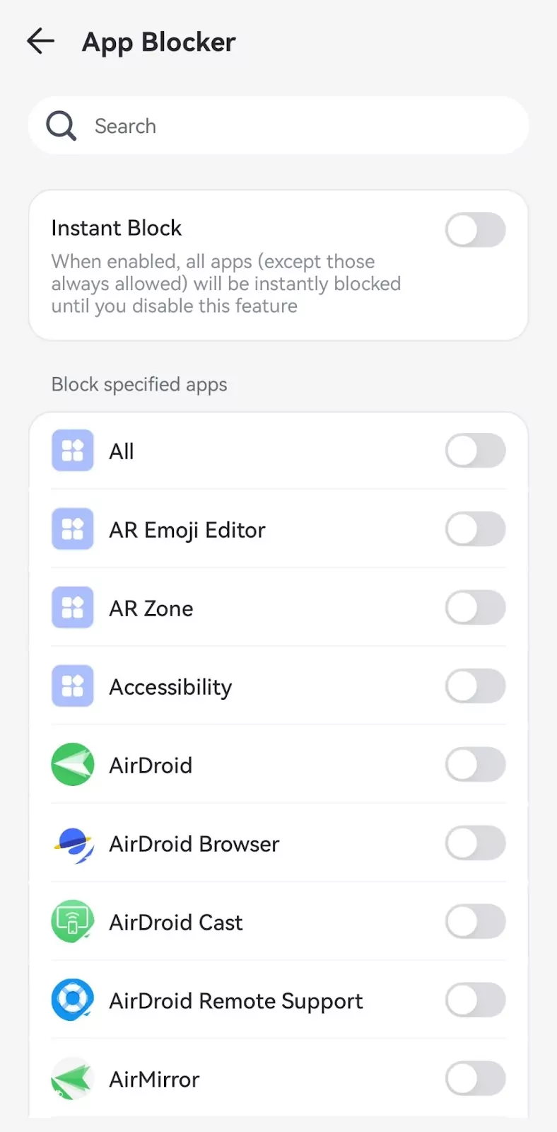 app blocker