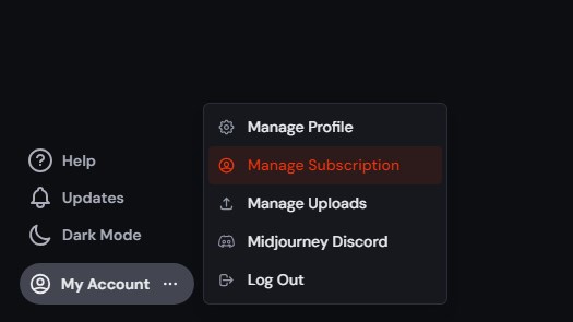 Manage Subscription