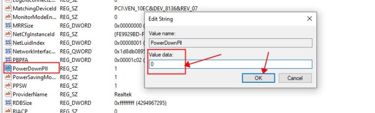 change value to 0