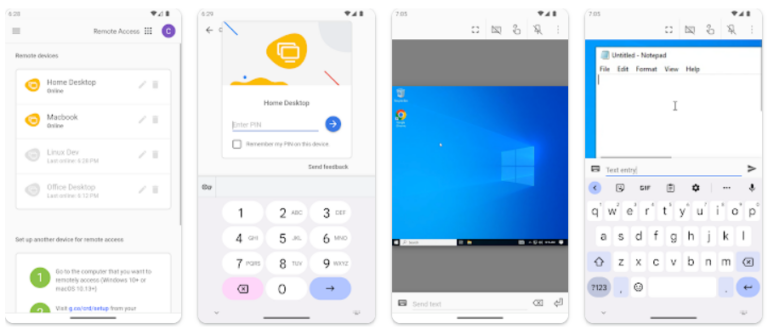 chrome remote desktop Android