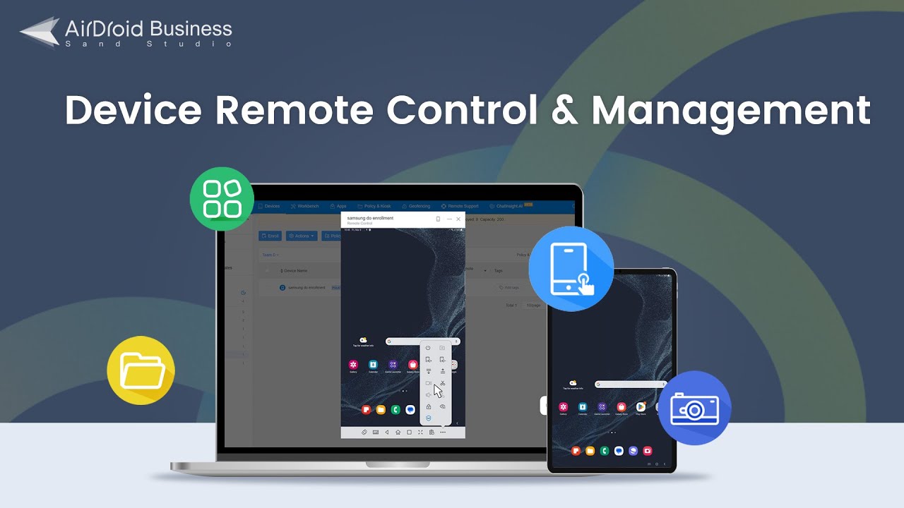 device remote control and management