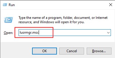 enter lusrmgr.msc