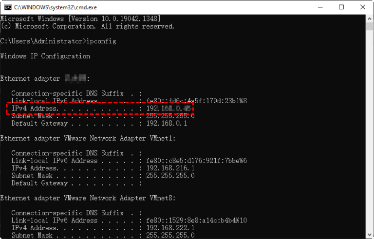 find appropriate ip address